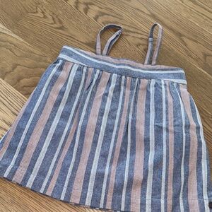 Roxy Blue and Pink Striped Tank Top NWT